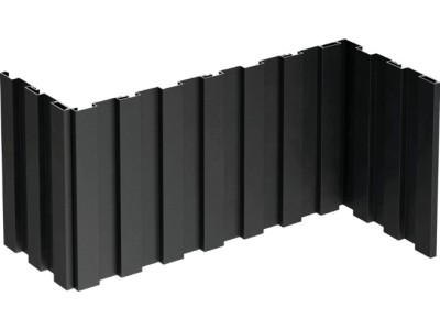 Cladix alu gevelbekleding zwart