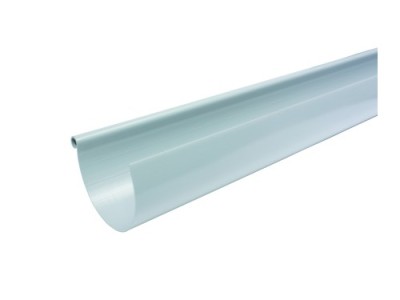 PVC dakgoten G125 lichtgrijs