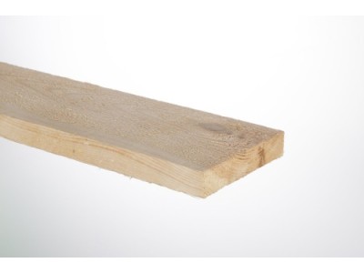 Valiezeplanken ongeschaafd 25x125
